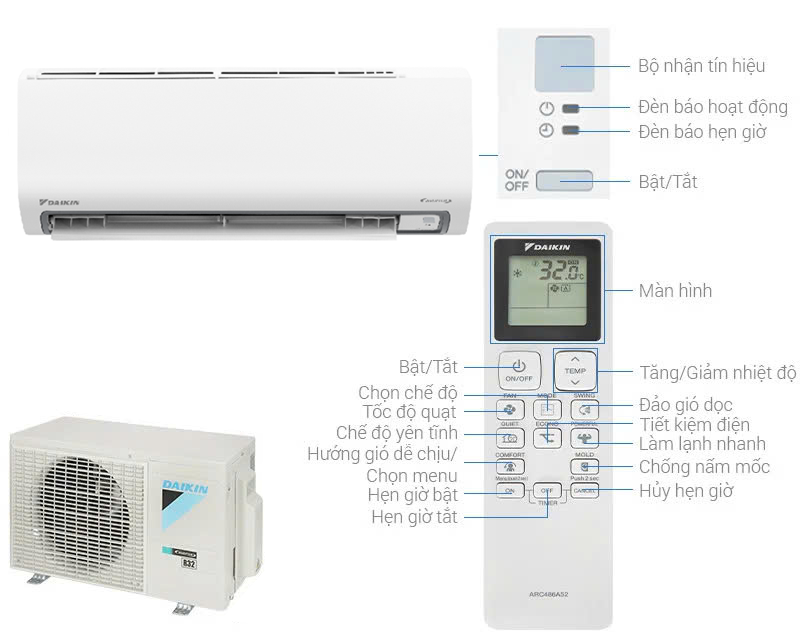 may lanh inverter daikin FTKB25ZVMV