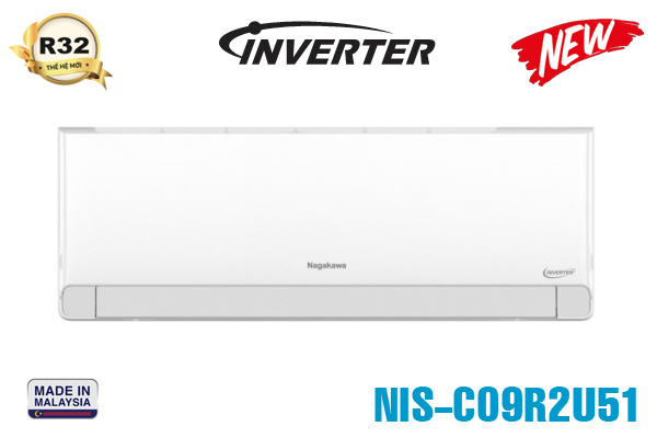 Điều hòa treo tường Nagakawa inverter NIS-C09R2U51